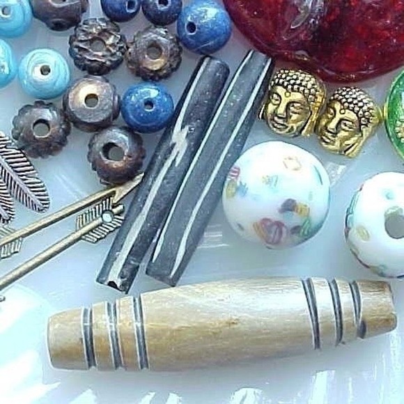 DELUXE Large Hole Beads Wanderlust Collection for Macrame Craft Jewelry Making - Picture 3 of 5